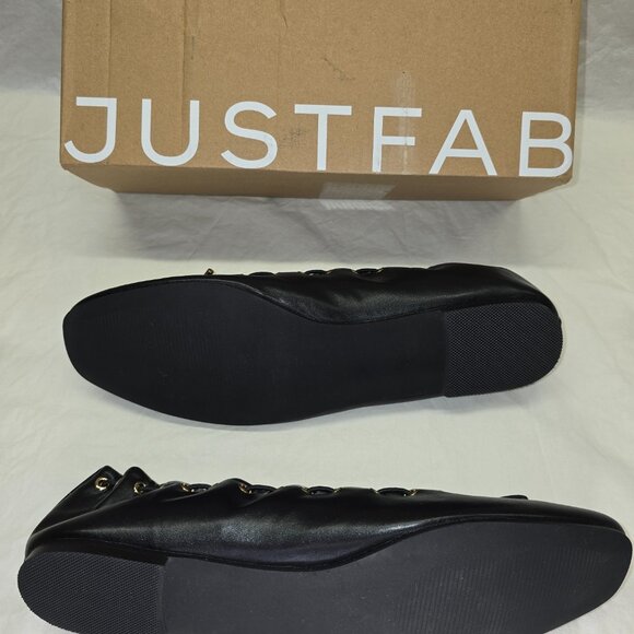 JustFab Amari Ballet Flat in Black, Women's Size 11, New in Box - Picture 6 of 9